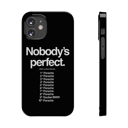 Nobody's Perfect Porsche iPhone Case