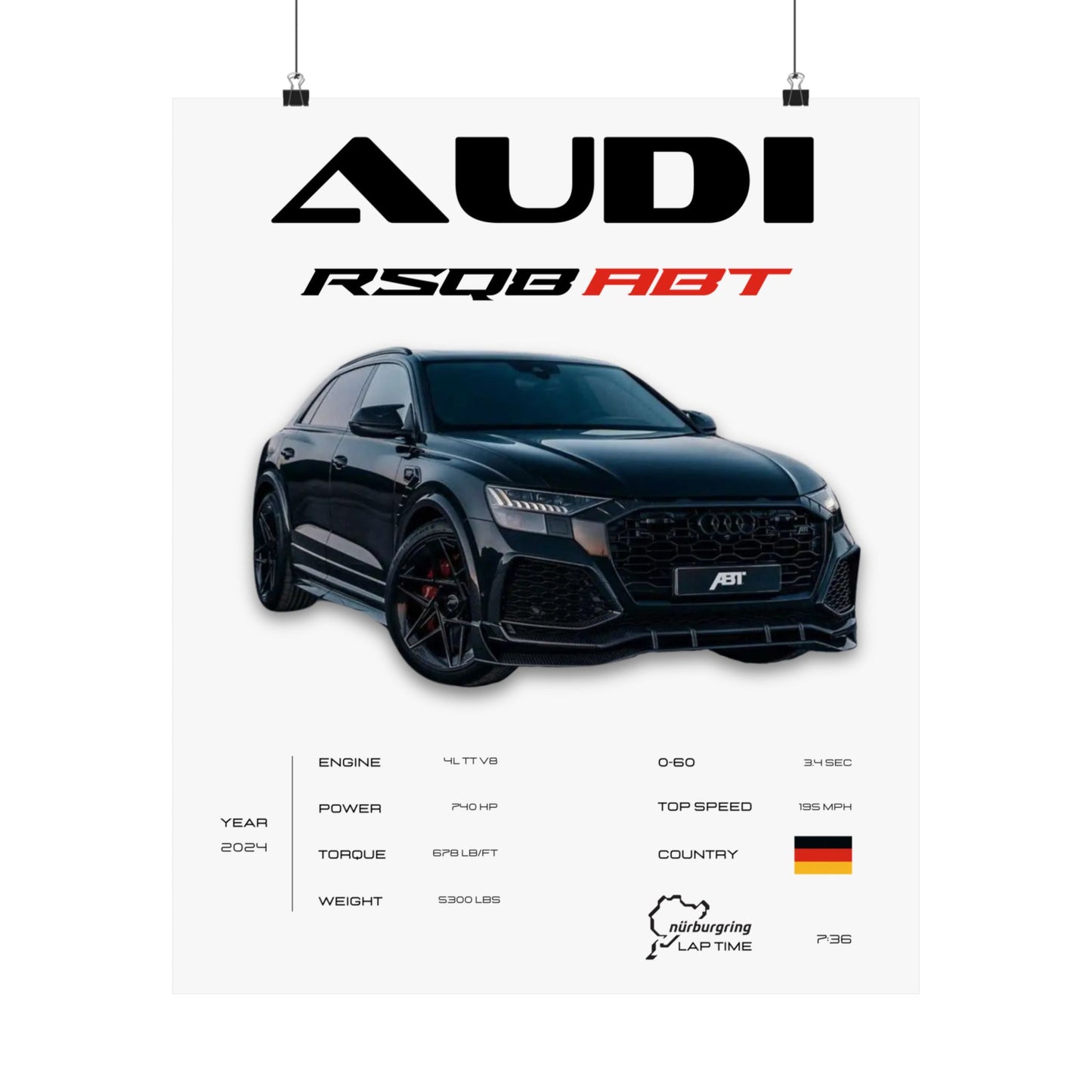Audi RSQ8 Poster