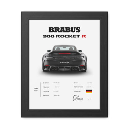 Brabus 900 Rocket R Framed Poster