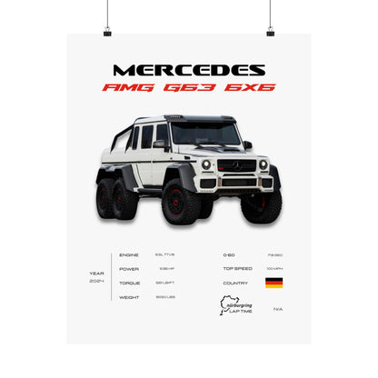AMG G63 6x6 Poster