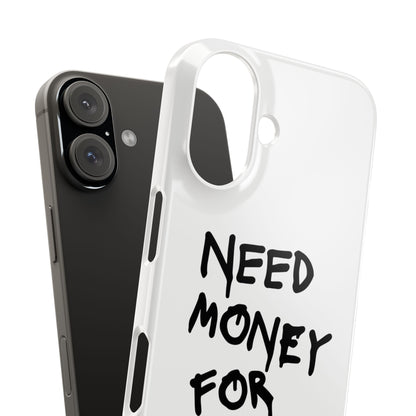 Need Money for Porsche iPhone Case White