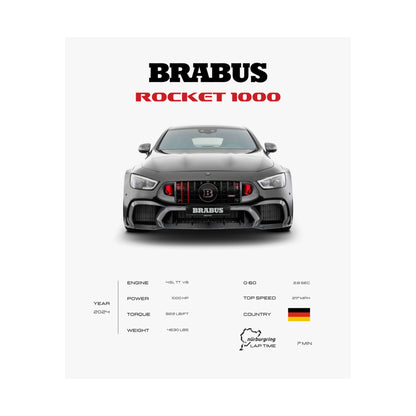Brabus Rocket 1000 Poster