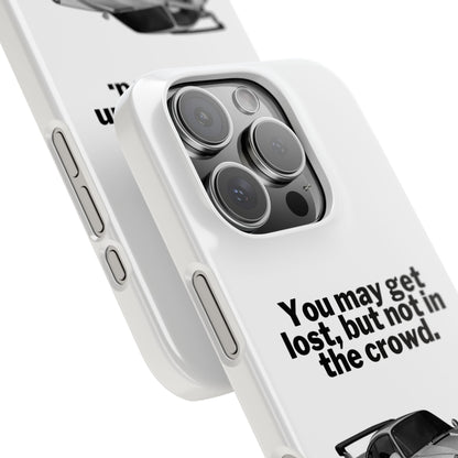 Lost In The Crowd iPhone Case - White