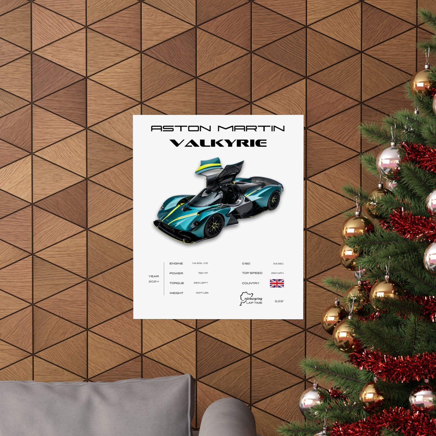 Aston Martin Valkyrie Poster