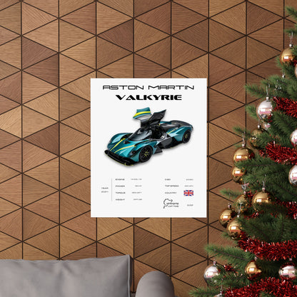 Aston Martin Valkyrie Poster