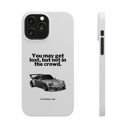 Lost In The Crowd iPhone Case - White