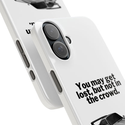 Lost In The Crowd iPhone Case - White