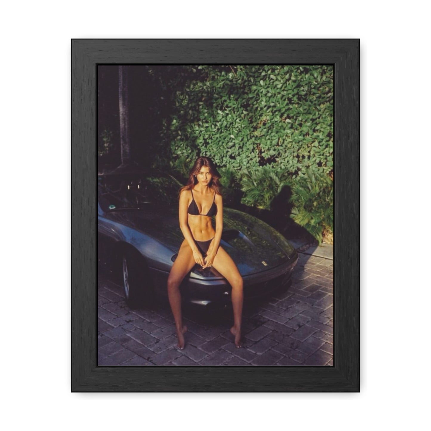 Ferrari Chick Framed Poster