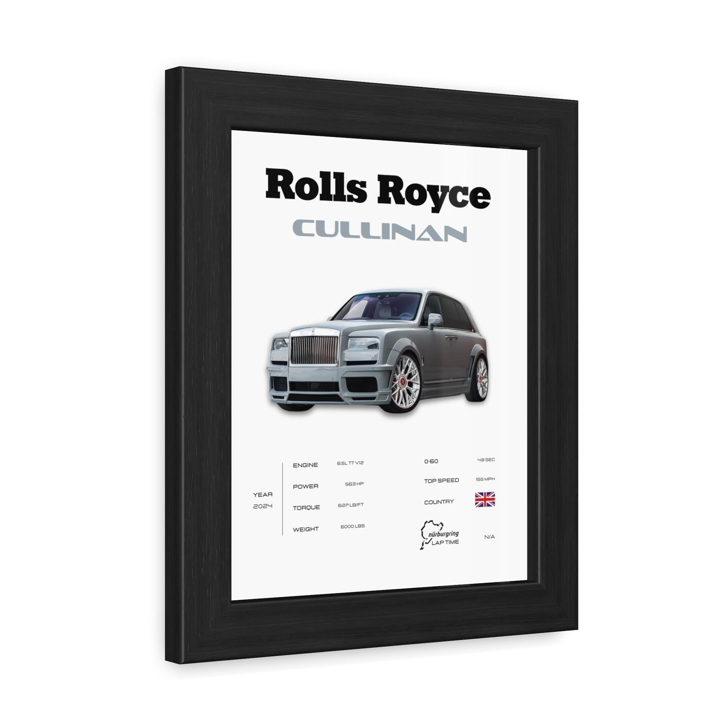 Rolls Royce Cullinan Framed Poster