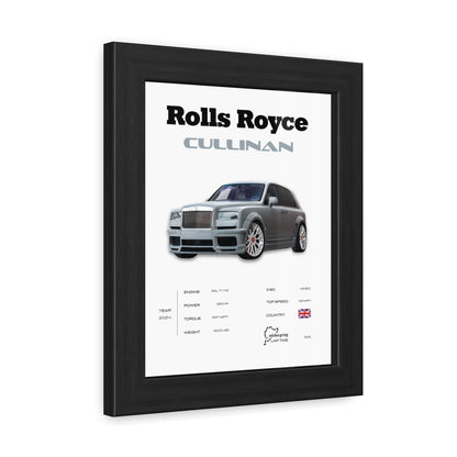 Rolls Royce Cullinan Framed Poster