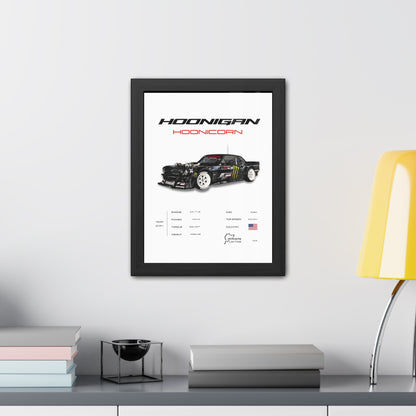 Hoonigan Hoonicorn Framed Poster