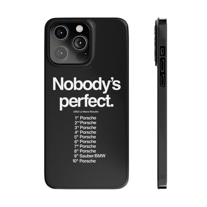 Nobody's Perfect Porsche iPhone Case