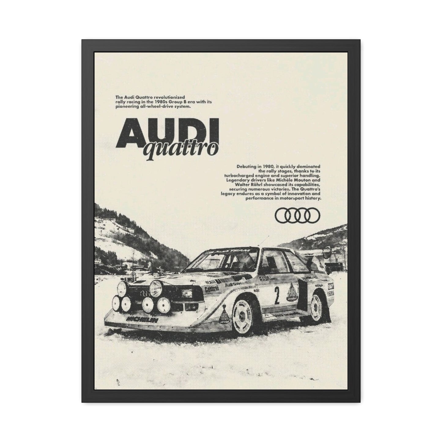 Vintage Car Poster