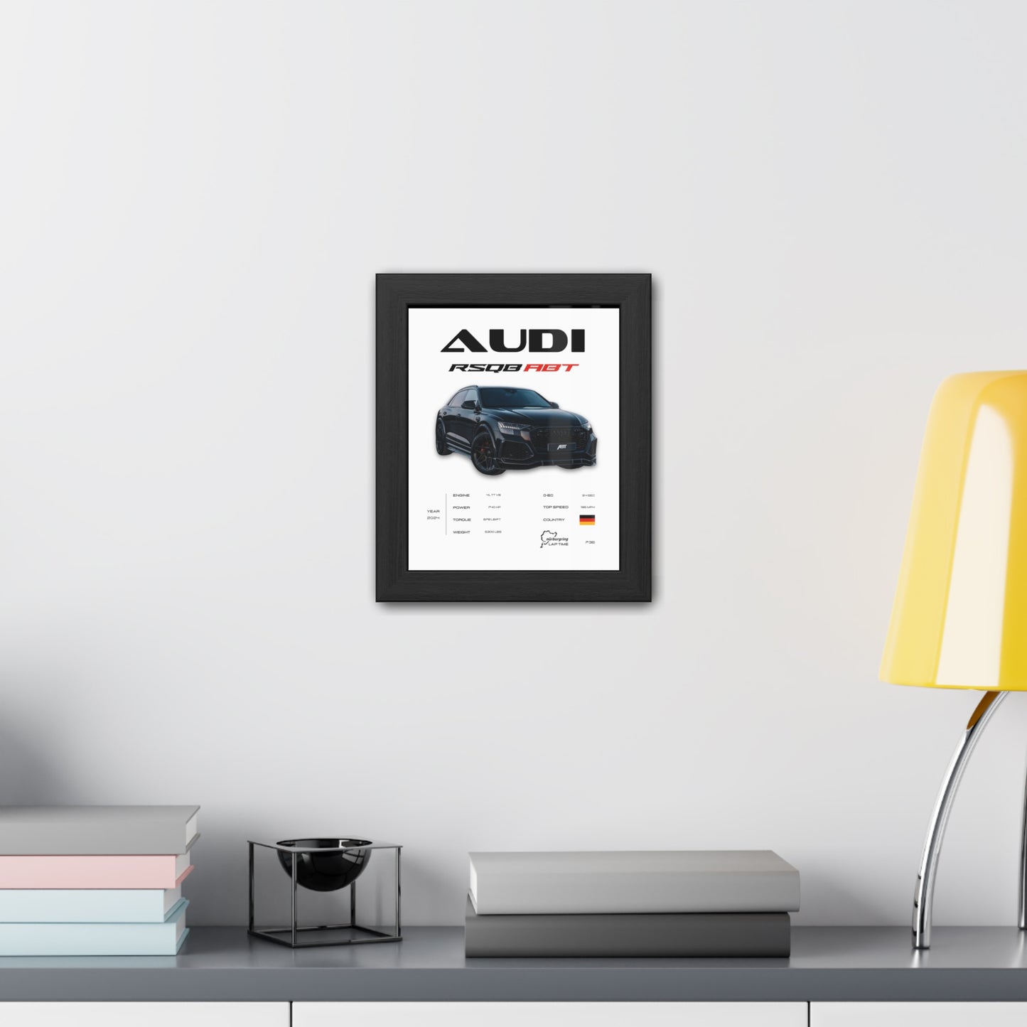 Audi RSQ8 Framed Poster