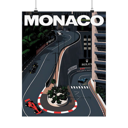 Monaco F1 Poster