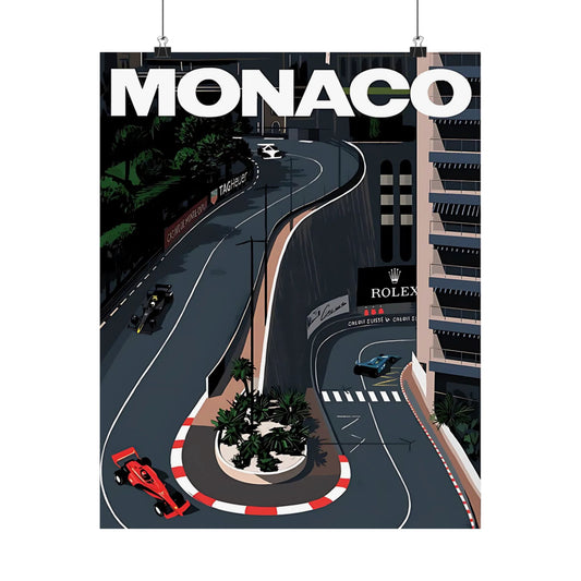 Monaco F1 Poster