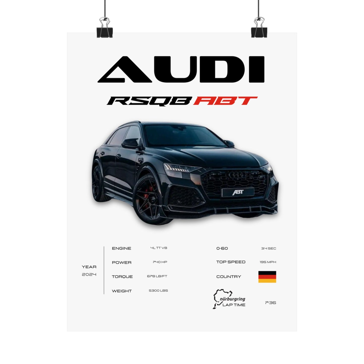 Audi RSQ8 Poster