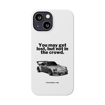 Lost In The Crowd iPhone Case - White