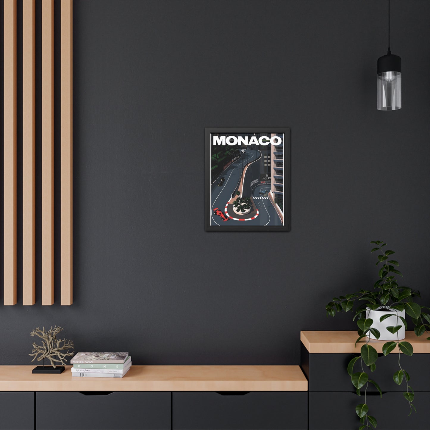 Monaco F1 Framed Poster