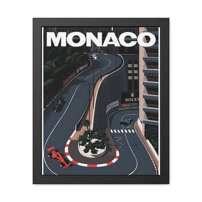 Monaco F1 Framed Poster