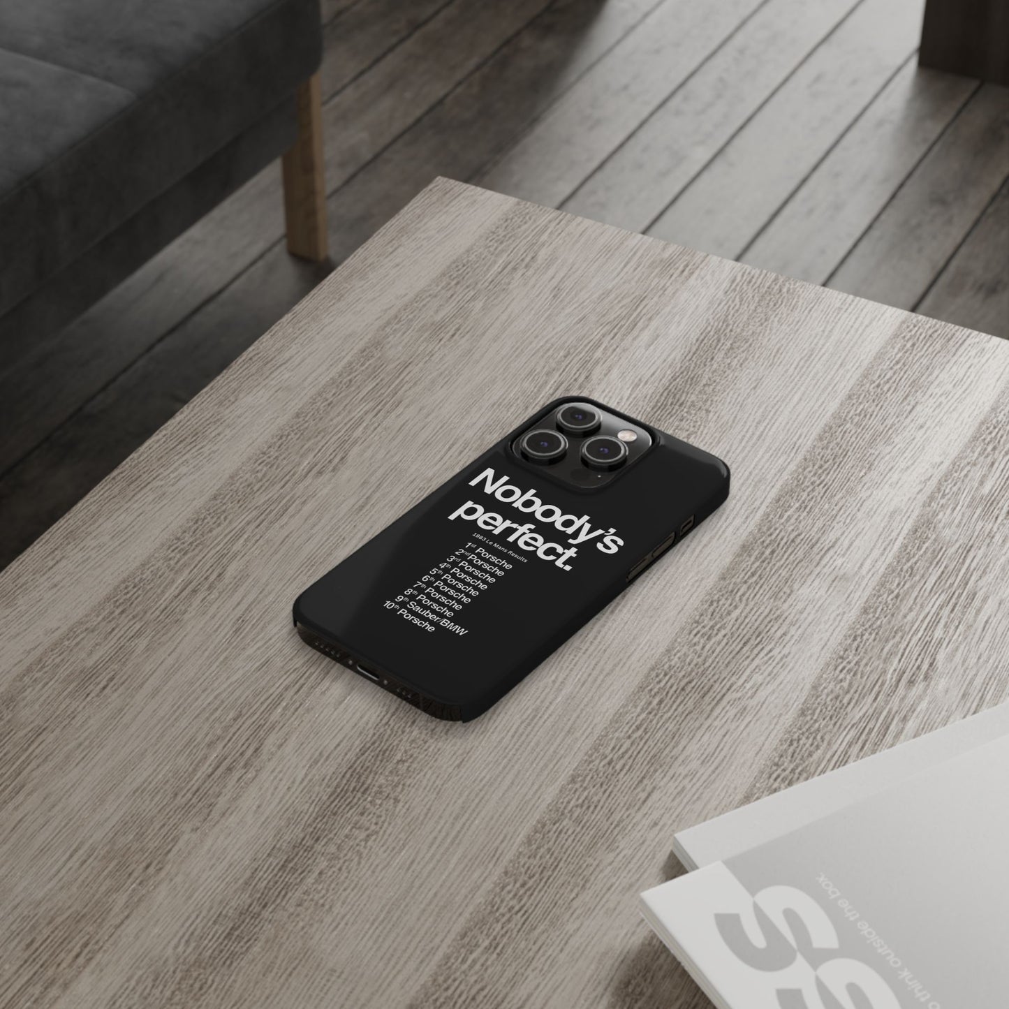 Nobody's Perfect Porsche iPhone Case