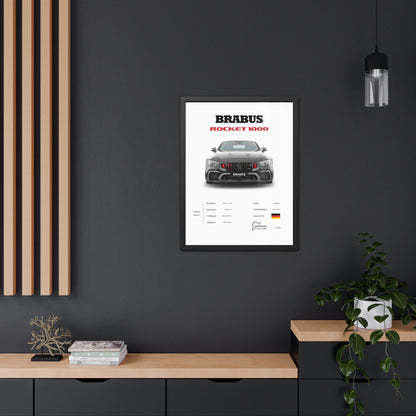 Brabus Rocket 1000 Framed Poster