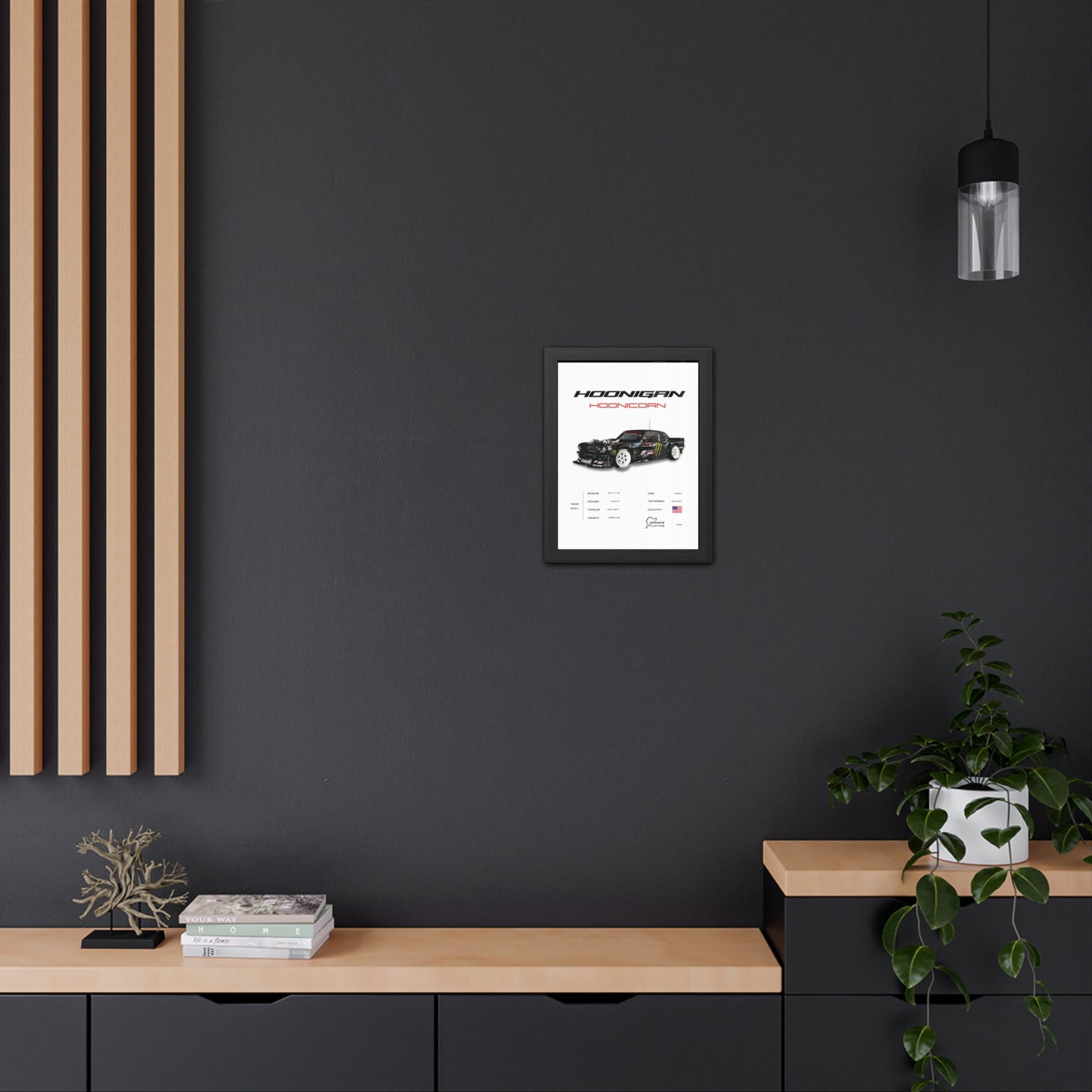 Hoonigan Hoonicorn Framed Poster
