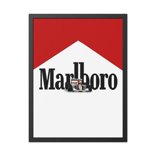 Malboro Pack F1 Framed Poster