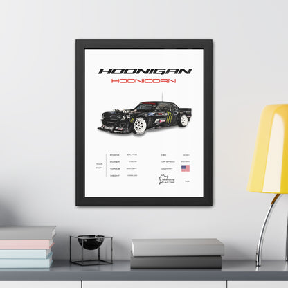 Hoonigan Hoonicorn Framed Poster