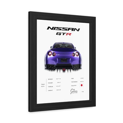 Nissan GTR Framed Poster