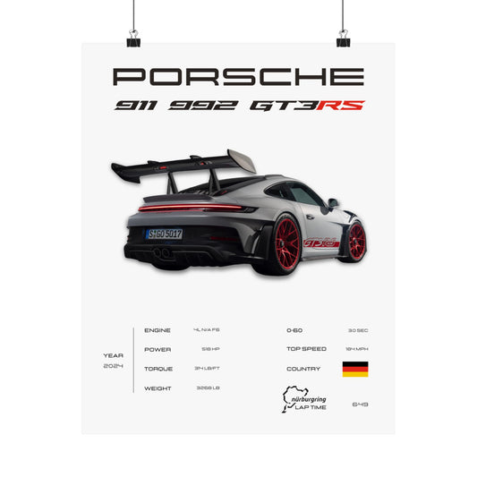 Porsche 911 GT3RS Poster