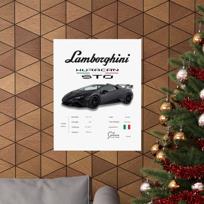 Lamborghini Huracan STO Poster