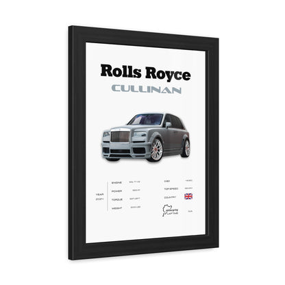 Rolls Royce Cullinan Framed Poster