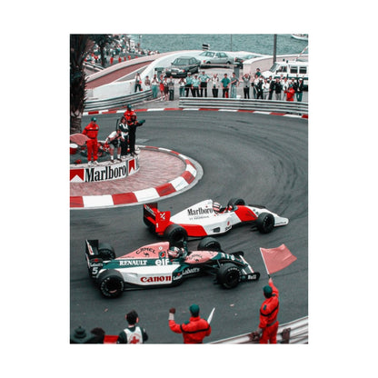 Vintage Monaco F1 Poster
