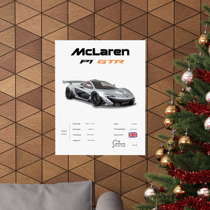 McLaren P1 GTR Poster