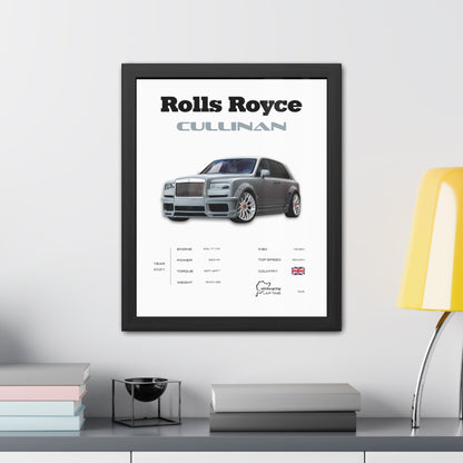 Rolls Royce Cullinan Framed Poster