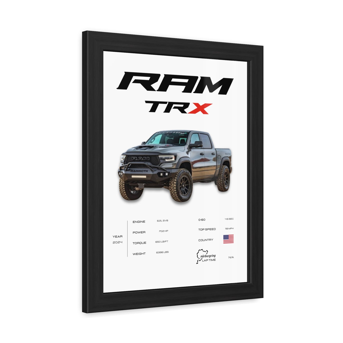 Ram TRX Framed Poster