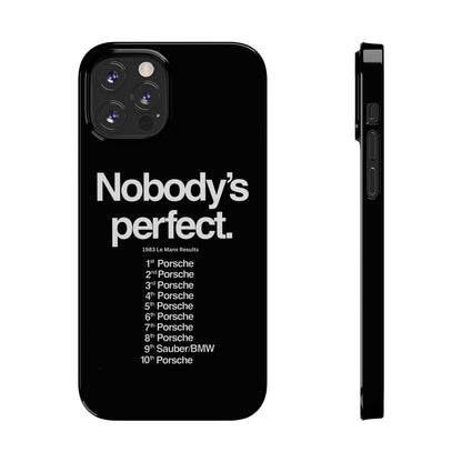 Nobody's Perfect Porsche iPhone Case
