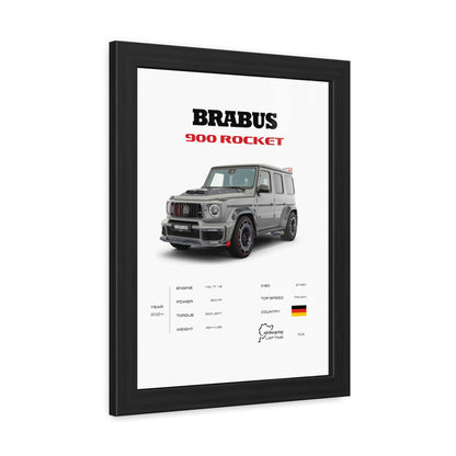 Brabus 900 Rocket Framed Poster