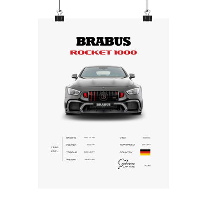Brabus Rocket 1000 Poster
