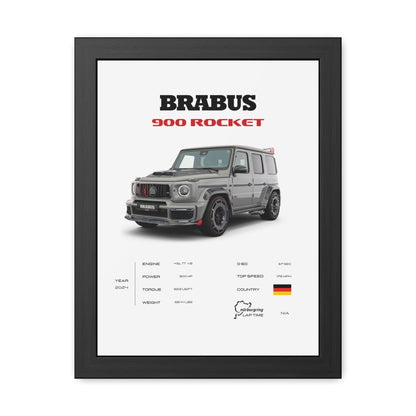 Brabus 900 Rocket Framed Poster