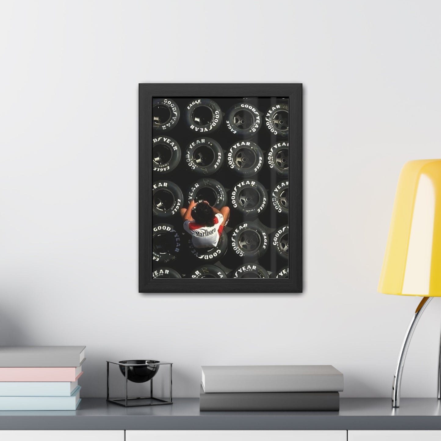 Malboro X Goodyear Framed Poster