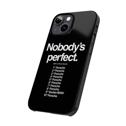 Nobody's Perfect Porsche iPhone Case