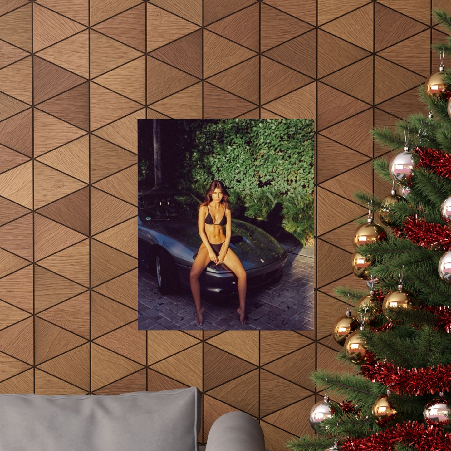 Ferrari Chick Poster