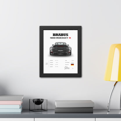 Brabus 900 Rocket R Framed Poster
