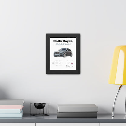 Rolls Royce Cullinan Framed Poster
