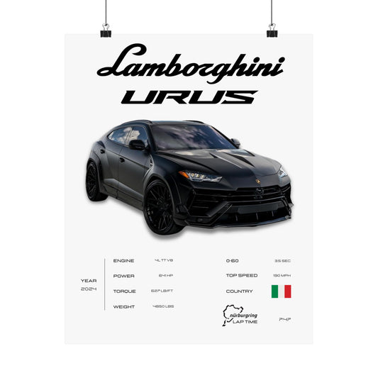 Lamborghini Urus Poster