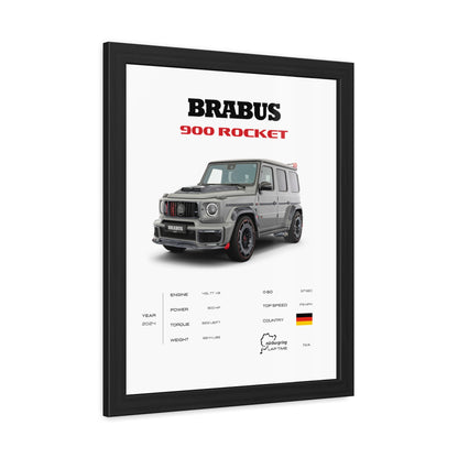 Brabus 900 Rocket Framed Poster
