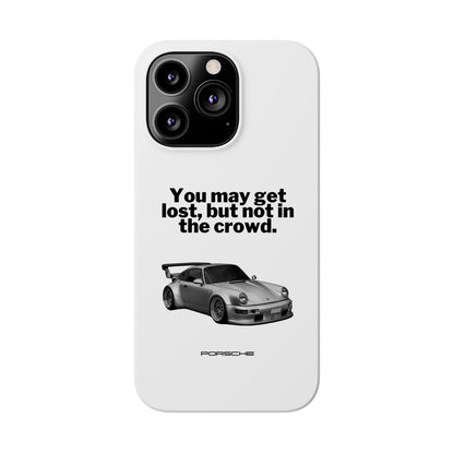 Lost In The Crowd iPhone Case - White