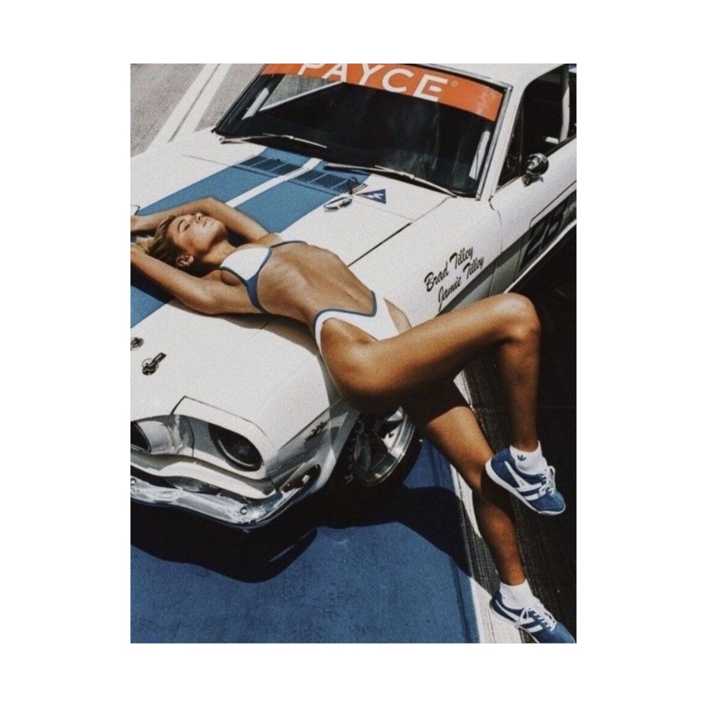 Vintage Mustang Poster
